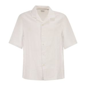 브루넬로쿠치넬리 오픈 칼라 이지핏 리넨 셔츠 MM6840615 C001