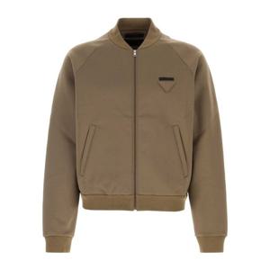 프라다 스탠드 칼라 리브 헴 봄버 재킷 UJL40CSOOO 1TQXF063M