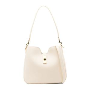 셀린느 베이지 스무스 가죽 턴락 숄더백 12069 3FX901CR
