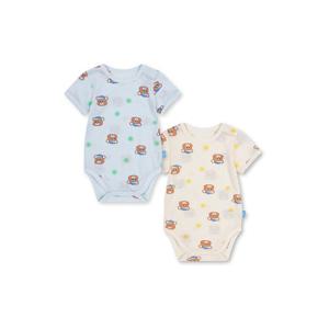[탑텐키즈]공용) 유아 버비 코튼 메쉬 반소매 바디수트 (2PACK) MKF5UI3306