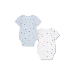 [탑텐키즈]공용) 유아 코튼 메쉬 반소매 바디수트 (2PACK) MKF5UI3305