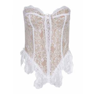 [GIUSEPPE DI MORABITO] 라프리마 여성 탑 탱크 뷔스티에 바이 메이드 오브 Polyamide TO3670532802 화이트 /8