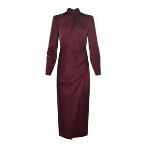 [SELF-PORTRAIT] 라프리마 여성 니 Length 원피스 메이드 오브 새틴 RS25911MRED Purple /8