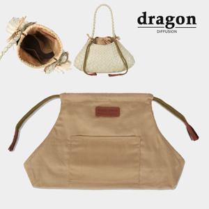 드래곤디퓨전 이너백 코튼 드로스트링 스몰 드래곤백 베이지 CDS8943-BE