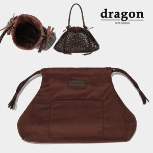 드래곤디퓨전 이너백 코튼 드로스트링 스몰 드래곤백 다크브라운 CDS8943-DB