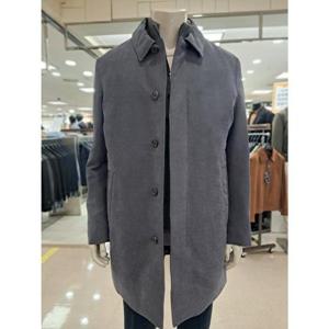 바쏘옴므 세이브존05 차콜조끼분리기본카라하프코트 WSY3JOCC02ACH