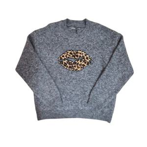 [르니앤맥코이(여성)]레오파트 입술 니트티(MN01KN720FJY)