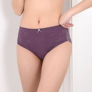 라워패턴자수프린팅 레이스포인트 맥시팬티-3가지색상