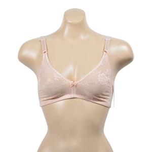 (창민)플라워패턴 노몰드 노와이어 인견 망사 브라