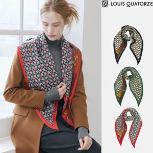 [루이까또즈] 루이까또즈 이보르  울실크 마름모 스카프 1ESD031