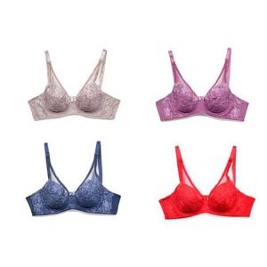 (보엠) 레이스 여성 풀컵 노몰드 와이어 B컵 브라