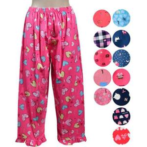 다양한 캐릭터 여성 러플 9부 파자마 바지 0040vj