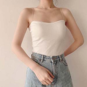 캡내장 초슬림끈 나시 이너탑 HH-Z21