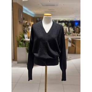 [파프리카]모던 가오리 브이넥 엘레강스 블루죵 니트 SK4KTB03