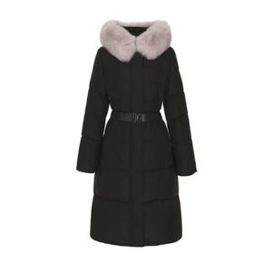 올리브데올리브 슬림핏 벨티드 롱 덕다운 점퍼 OP5XM114