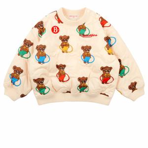 [베베드피노]올오버 레이시 퀼팅 스웨트셔츠_BP44MR331