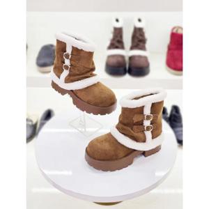 세레스 세이브존03 여성 라운드토 퍼트리밍 경량 통굽 안감 퍼 미들부츠(5.5cm) AGTR2592A-6