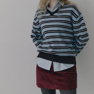 [트위]레멀 코듀로이 미니 스커트 TNKBFSK026