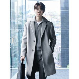 [프로젝트엠]남성 투버튼 캐시미어 싱글 코트 EPE4CC1402