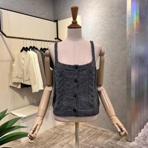 [ab.f.z]AOA1ZV31B_뷔스티에 꽈배기 단추 베스트