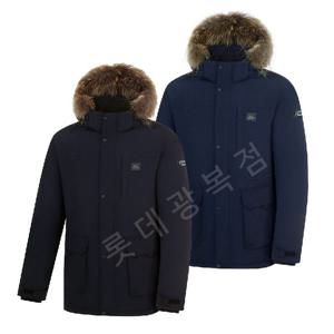[콜핑]데프 남여공용 겨울 방한 라쿤퍼 구스다운자켓 KTO8562U-KP03