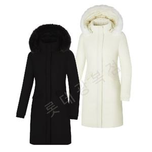 [콜핑]아이벨 여성 겨울 폭스퍼 구스 롱다운 자켓 KUO8579W-KP03