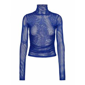 [ROTATE] 라프리마 여성 터틀넥 폴로 necks Blue 메쉬 탑 위드 하이 넥 114917E18 /8