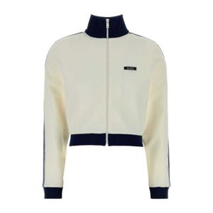 프라다 블루 화이트 로고 집업 재킷 138644SOOO18VX F0304