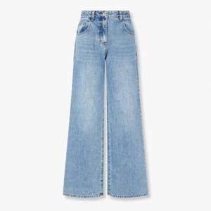 [보브]프론트 라인 와이드 데님 팬츠7156155003