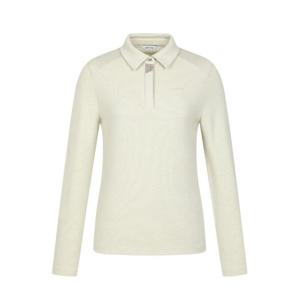 [핑]여성 자골지 카라 긴팔 티셔츠 121E4TO251_MT_IC