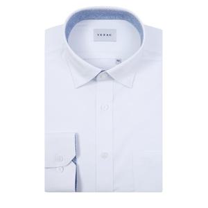 [예작] 긴소매 일반핏 스판 솔리드 배색 스냅 FXBR023