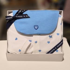 블루독베이비 10 25FW (BL)하트뱀부세트우주복 (045A7004102)