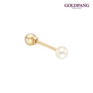 골드팡 14k 진주 피어싱 3mm