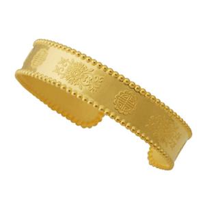 순금 돌팔찌 11.25g 24k [ 꽃 ]