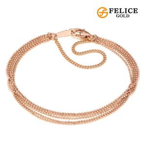 [펠리체골드] 14K 크레데레 오줄 팔찌