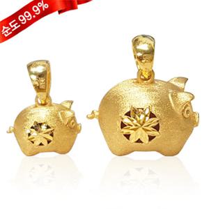 순금 펜던트 3.75g 24K [행운 돼지]