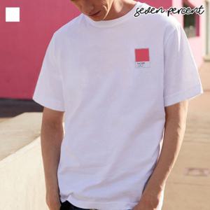 [세븐퍼센트] 리빙 코랄 남여공용 오버핏 라운드 반팔티