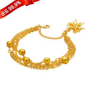 여자 순금 팔찌 18.75g 24K [나비 070]