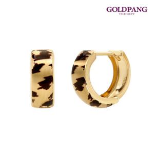 골드팡 14k 레오파드 귀걸이