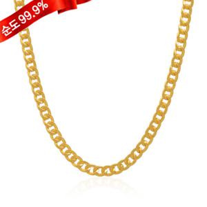 순금 목걸이 37.5g 24K [커브 4002] 남자