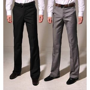 [디바옴므][디바옴므]깔금한 단추 포인트 부츠컷 정장팬츠