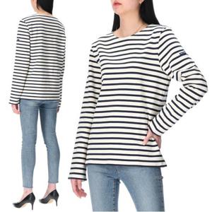 [세인트제임스] 메르디앙 모던 6870 50 남녀공용 스트라이프 티셔츠