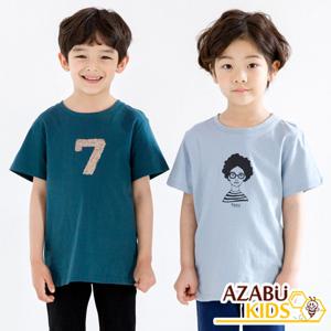 [아자브키즈] 썸머 베이직 티 02364 아동 반팔티셔츠 균일가