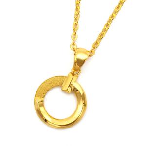 [골드리카]순금 라운드타임 목걸이11.25g+18K잠금99.9