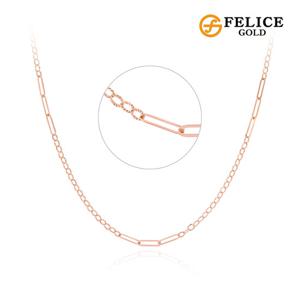 [펠리체골드] 14K 샤이닝 레일 목걸이