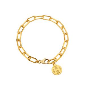 [한국금다이아몬드] 여자 순금 팔찌 체인 코인 24K 18.75g 18K장식