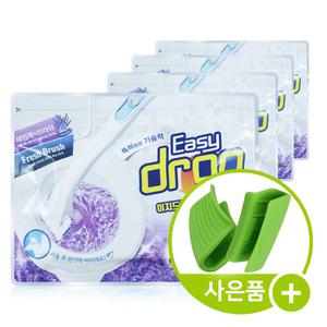이지드롭 변기크리너 리필4팩 (라벤더향)