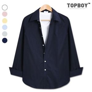 [탑보이][탑보이] 솔리드버튼다운카라옥스포드긴팔셔츠 (JR116)