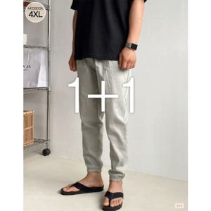 머시따 / 1&1 빈티지 투턱 린넨 조거팬츠