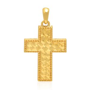 순금 십자가 펜던트 7.5g 24K [샤인 컷팅]